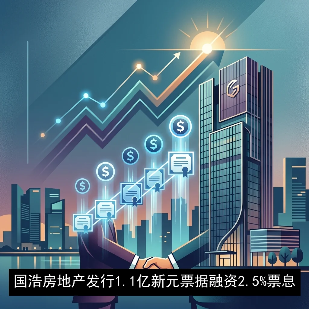 国浩房地产发行1.1亿新元票据融资2.5%票息