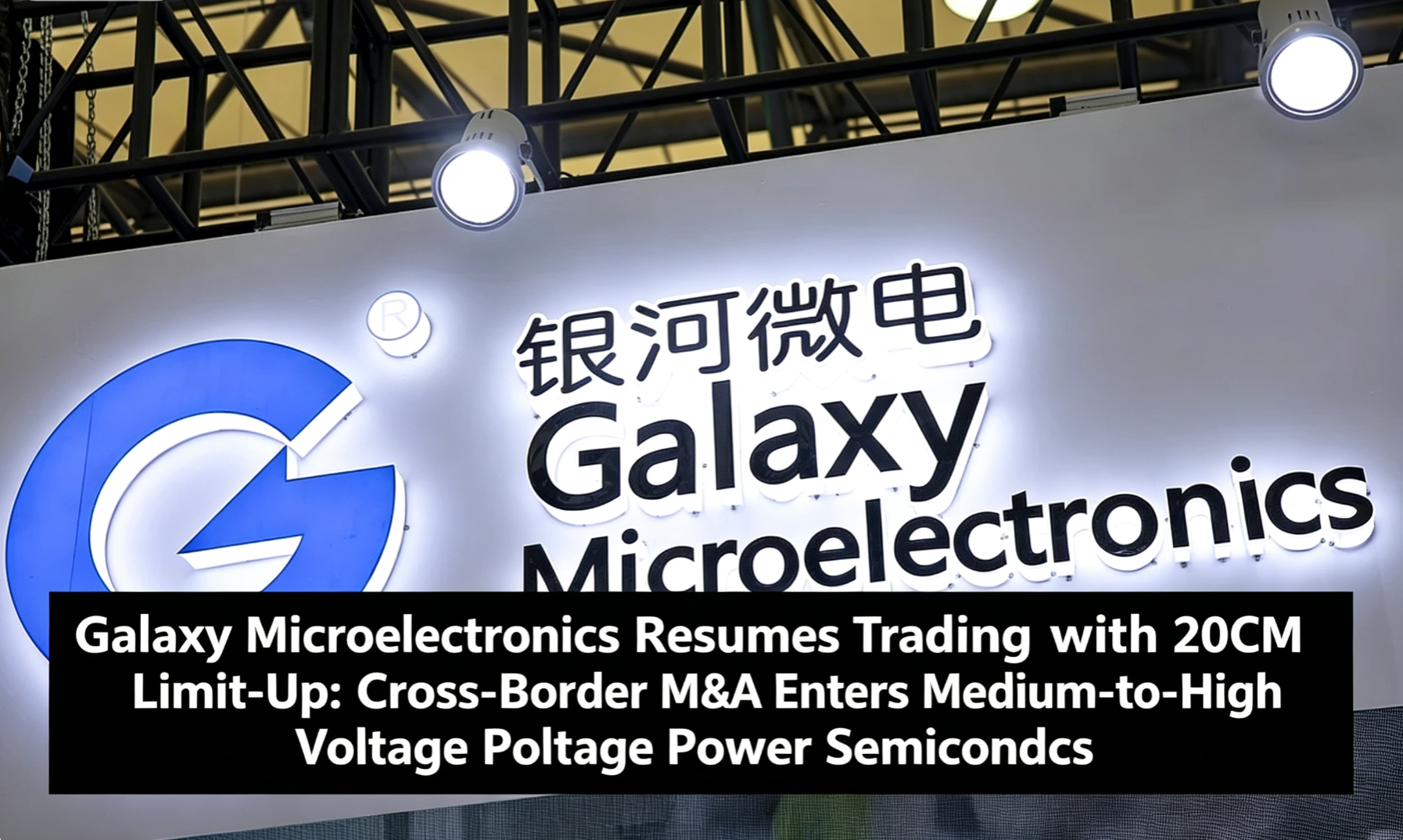 Galaxy Micro resumes trading with 20CM limit-up: Cross-border M&A enters medium-high voltage power semiconductors